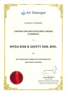 Contractor HSE excellence award