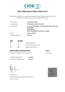 Government Employment Certificate (SPKK)